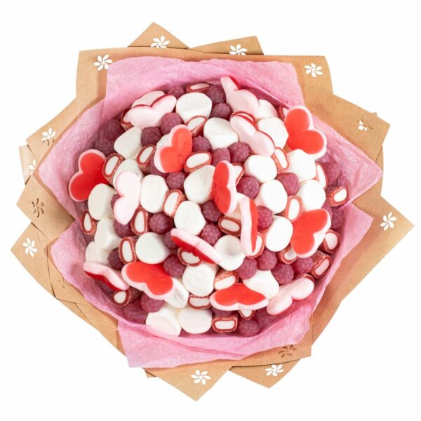 Oriģināla dāvana sievietei - konfekšu pušķis “Vita Pink”