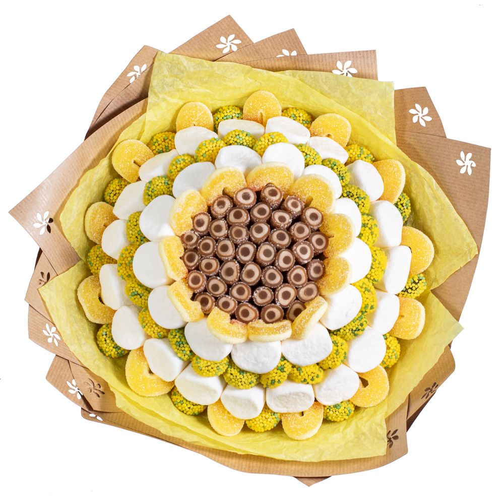 Необычный подарок для детей - Конфетный букет «Vita Yellow»