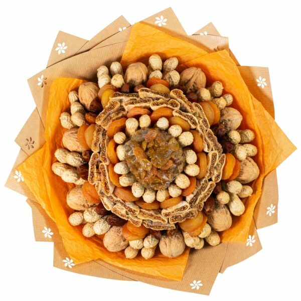 Interesting Gift for Women - Edible Bouquet ‘Vita Orange’