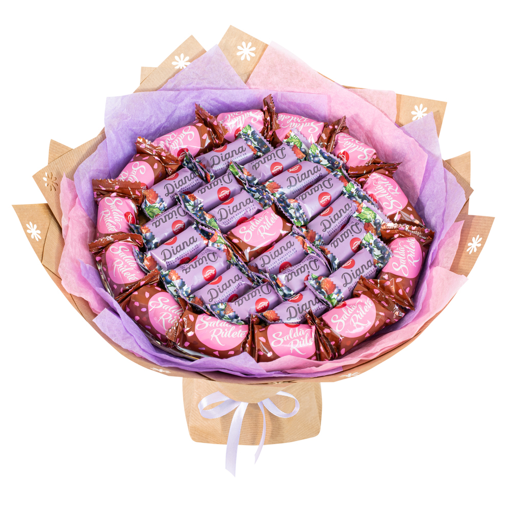 Chocolate candy bouquet