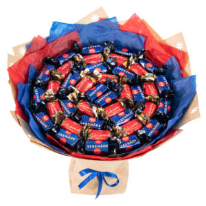 A bouquet of chocolate candies for a birthday present